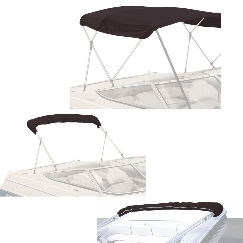 SolaquaShield 3 Bow Bimini Top Replacement Canvas 72" Long