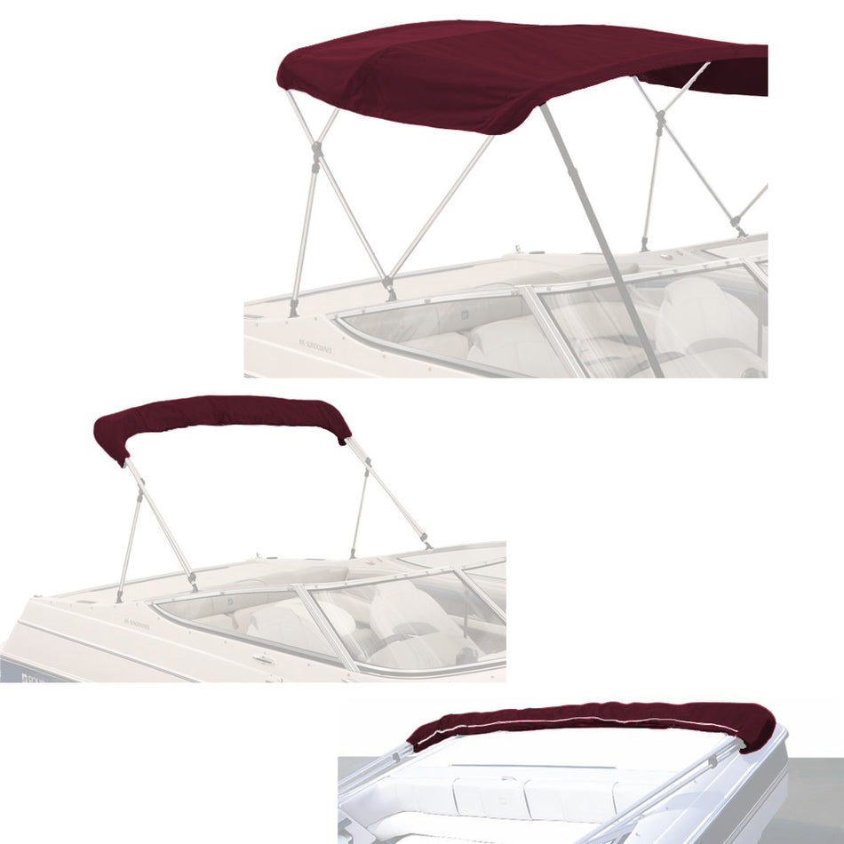 SolaquaShield 3 Bow Bimini Top Replacement Canvas 72" Long