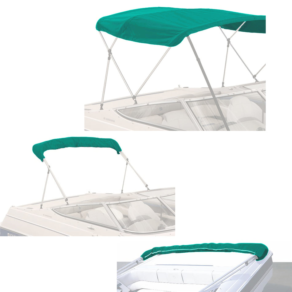 SolaquaShield 3 Bow Bimini Top Replacement Canvas 72" Long
