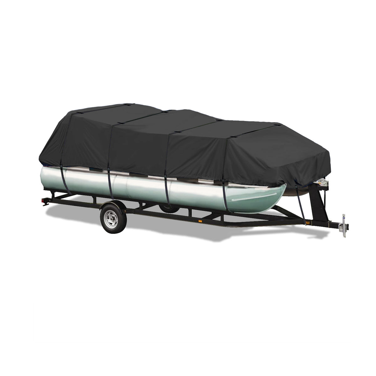 2004 crest family fish boat accessories PONTOONS FISHERMAN 25 FT TitanShield Premium 900D Pontoon Cover by EliteShield all weather protection from sun Crest boats for sale