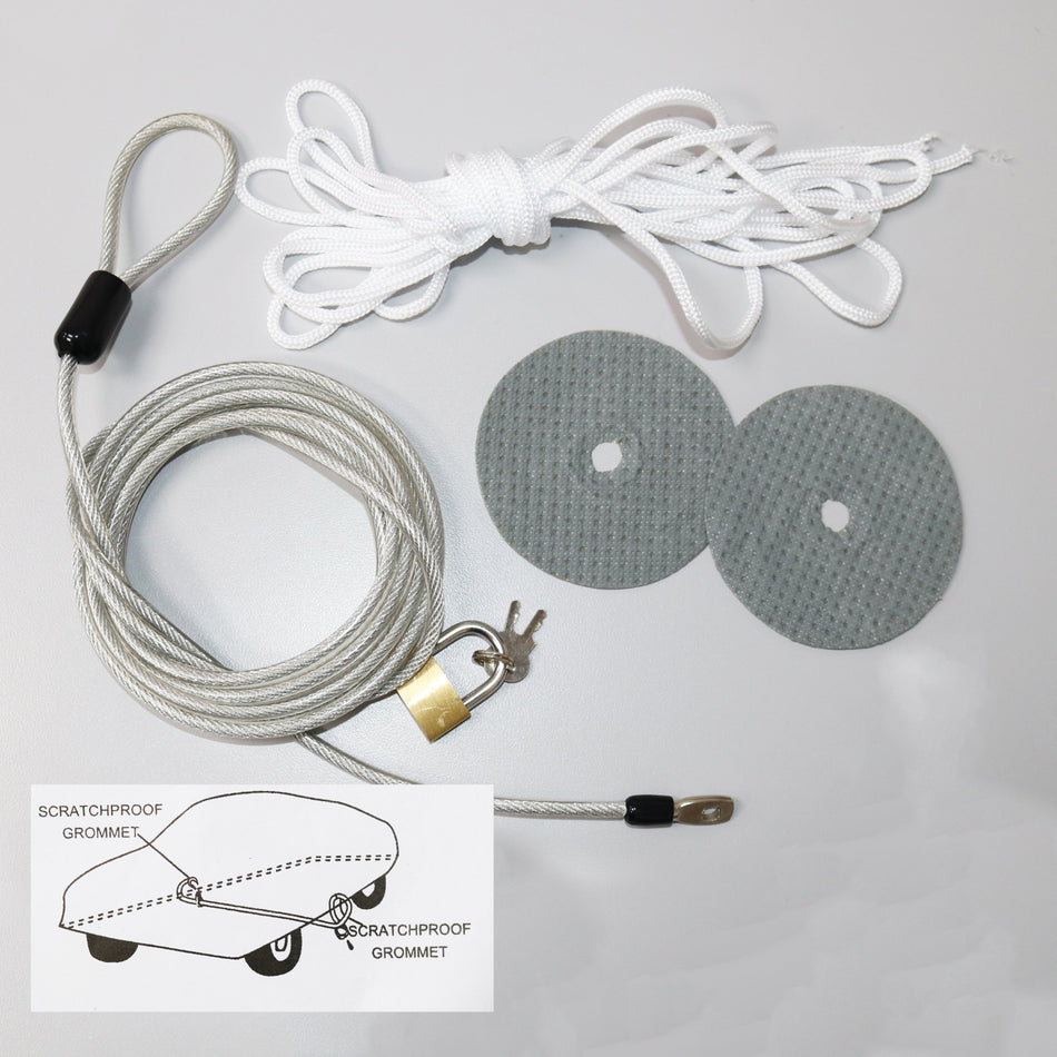 EliteShield Car Cover Cable & Lock