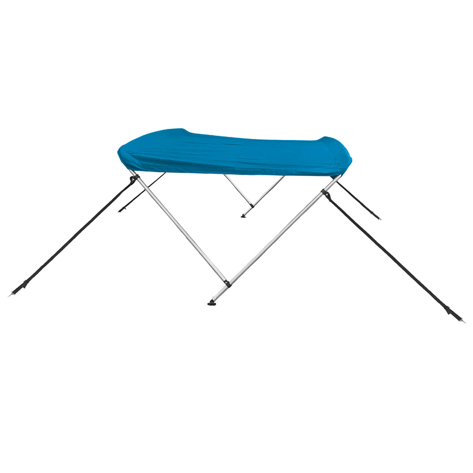 SolaquaShield 2 Bow Bimini Top Round Tube Full Set 66" Long 42" Height