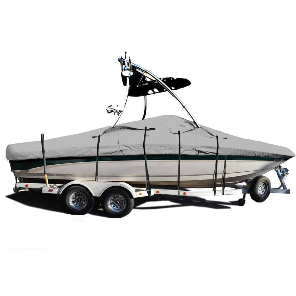 Elite ProShield™ Runabouts Boat with Ski Tower Cover up to 24'6" Long and 102" Wide