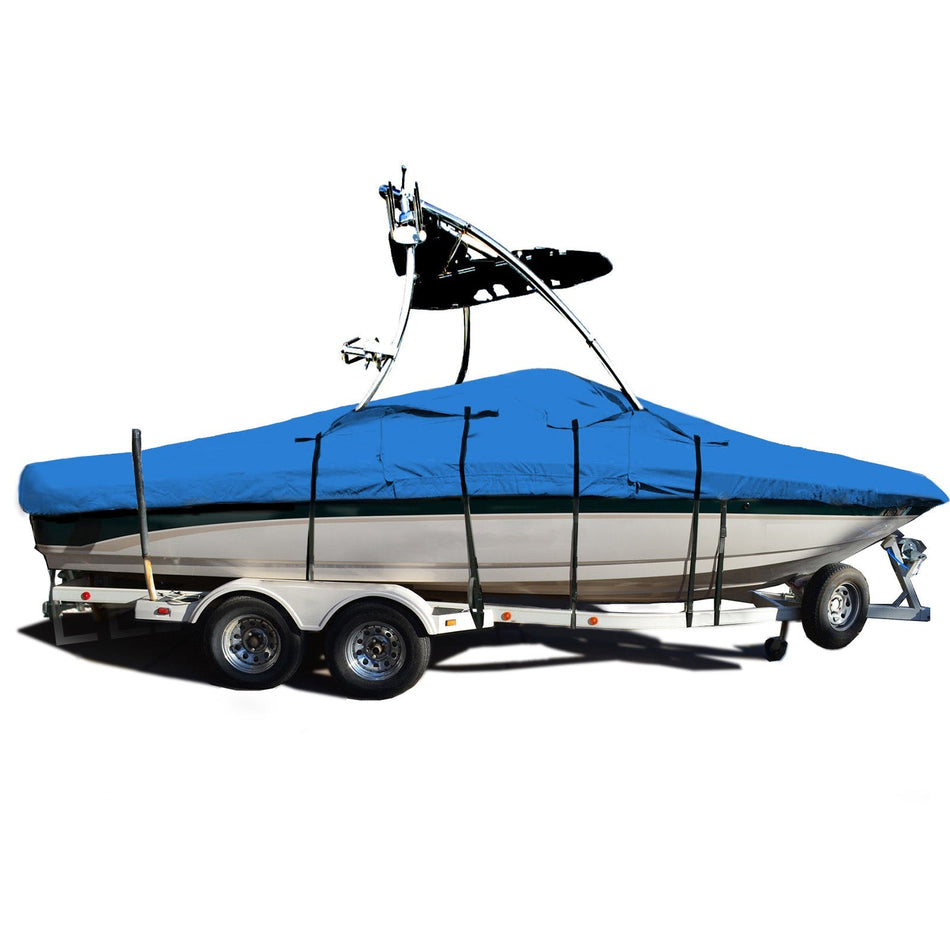 Elite ProShield™ Boat Covers fits Tournament boat w/Ski Wakeboard Tower up to 24'6" Long and 102" Wide